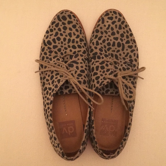 dolce vita leopard oxfords